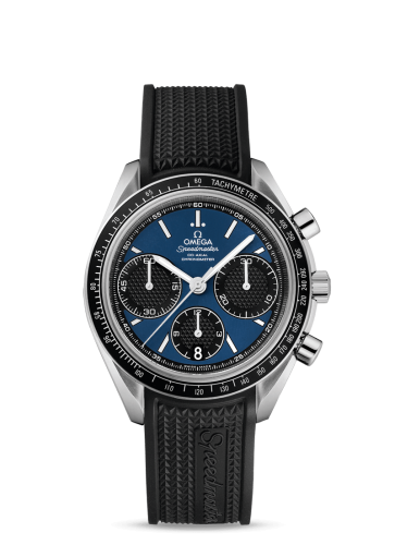 Omega Speedmaster Racing Co-Axial Chronograph Stainless Steel / Blue / Rubber